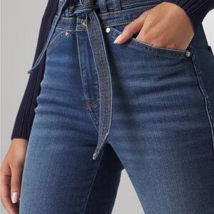 White House Black Market High Rise Blue Jeans